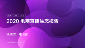 2020电商直播生态报告